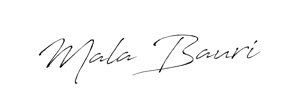 How to make Mala Bauri name signature. Use Antro_Vectra style for creating short signs online. This is the latest handwritten sign. Mala Bauri signature style 6 images and pictures png