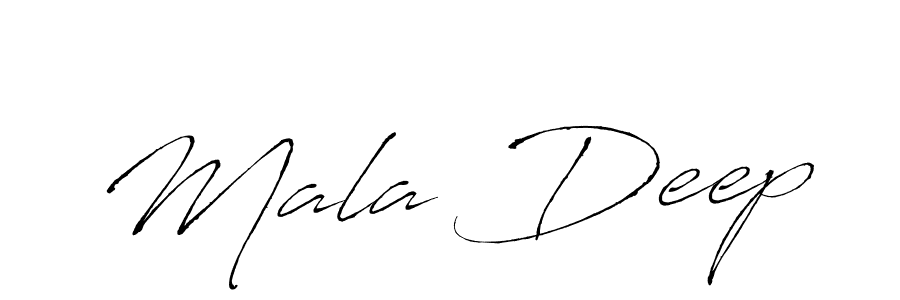 Mala Deep stylish signature style. Best Handwritten Sign (Antro_Vectra) for my name. Handwritten Signature Collection Ideas for my name Mala Deep. Mala Deep signature style 6 images and pictures png