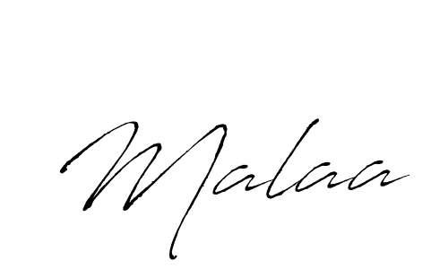 Also we have Malaa name is the best signature style. Create professional handwritten signature collection using Antro_Vectra autograph style. Malaa signature style 6 images and pictures png