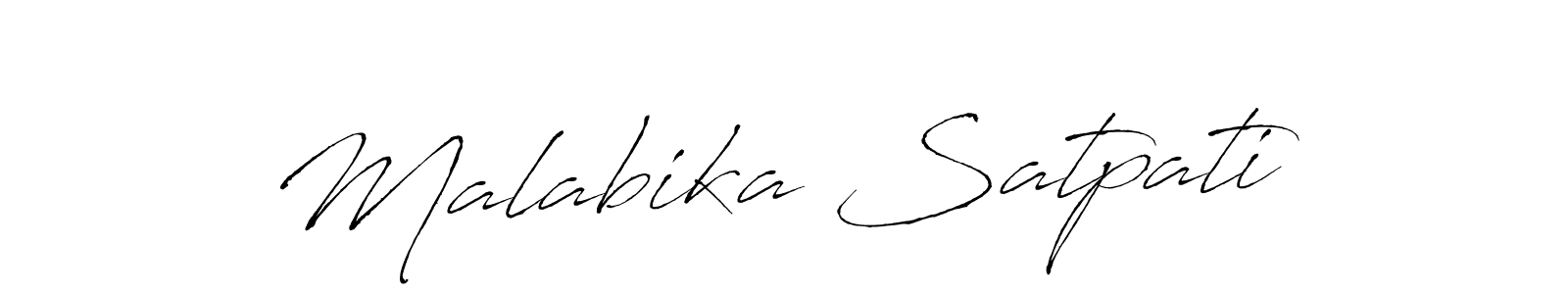 Use a signature maker to create a handwritten signature online. With this signature software, you can design (Antro_Vectra) your own signature for name Malabika Satpati. Malabika Satpati signature style 6 images and pictures png