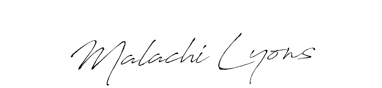You can use this online signature creator to create a handwritten signature for the name Malachi Lyons. This is the best online autograph maker. Malachi Lyons signature style 6 images and pictures png
