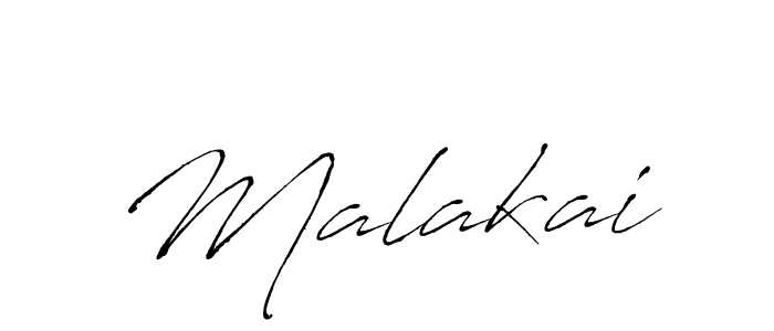 Make a beautiful signature design for name Malakai. With this signature (Antro_Vectra) style, you can create a handwritten signature for free. Malakai signature style 6 images and pictures png