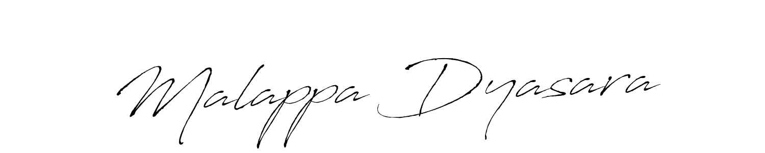 Design your own signature with our free online signature maker. With this signature software, you can create a handwritten (Antro_Vectra) signature for name Malappa Dyasara. Malappa Dyasara signature style 6 images and pictures png
