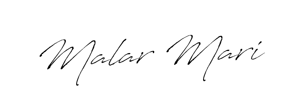 How to make Malar Mari name signature. Use Antro_Vectra style for creating short signs online. This is the latest handwritten sign. Malar Mari signature style 6 images and pictures png