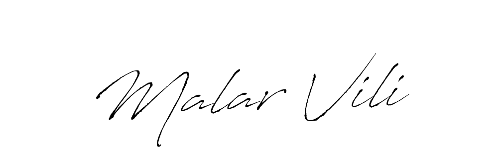 Here are the top 10 professional signature styles for the name Malar Vili. These are the best autograph styles you can use for your name. Malar Vili signature style 6 images and pictures png