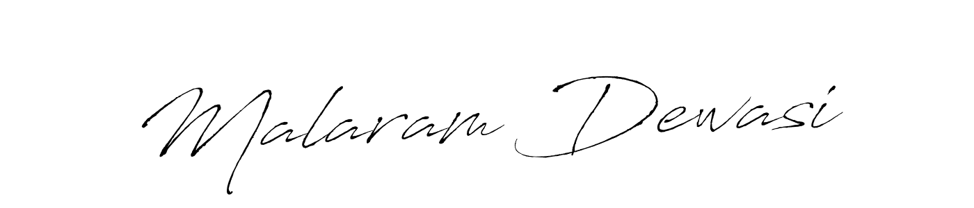 How to make Malaram Dewasi signature? Antro_Vectra is a professional autograph style. Create handwritten signature for Malaram Dewasi name. Malaram Dewasi signature style 6 images and pictures png