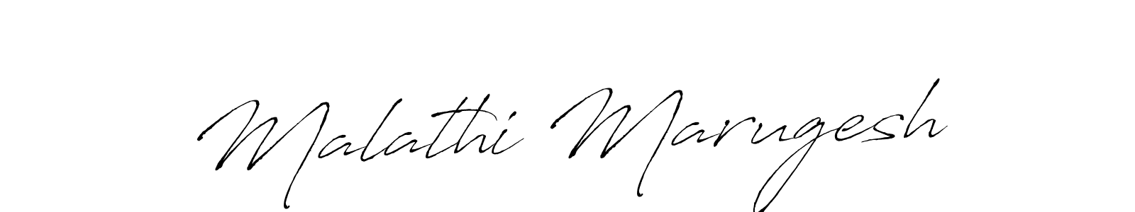 Malathi Marugesh stylish signature style. Best Handwritten Sign (Antro_Vectra) for my name. Handwritten Signature Collection Ideas for my name Malathi Marugesh. Malathi Marugesh signature style 6 images and pictures png