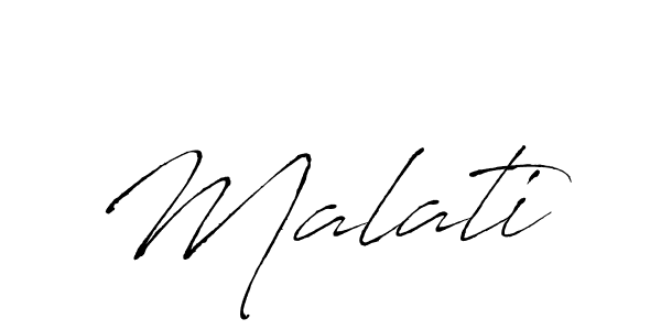 Antro_Vectra is a professional signature style that is perfect for those who want to add a touch of class to their signature. It is also a great choice for those who want to make their signature more unique. Get Malati name to fancy signature for free. Malati signature style 6 images and pictures png