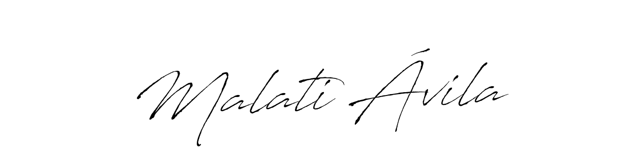 It looks lik you need a new signature style for name Malati Ávila. Design unique handwritten (Antro_Vectra) signature with our free signature maker in just a few clicks. Malati Ávila signature style 6 images and pictures png