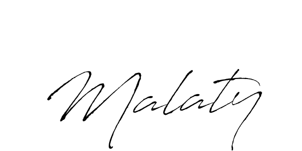 Create a beautiful signature design for name Malaty. With this signature (Antro_Vectra) fonts, you can make a handwritten signature for free. Malaty signature style 6 images and pictures png