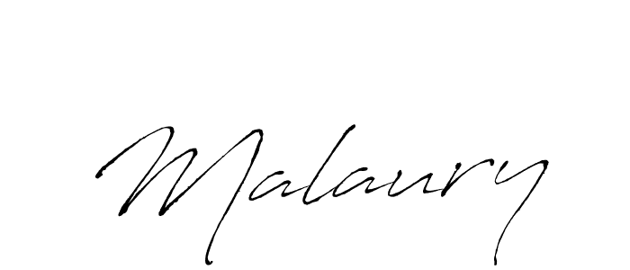 Malaury stylish signature style. Best Handwritten Sign (Antro_Vectra) for my name. Handwritten Signature Collection Ideas for my name Malaury. Malaury signature style 6 images and pictures png