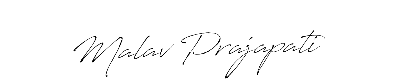 Also You can easily find your signature by using the search form. We will create Malav Prajapati name handwritten signature images for you free of cost using Antro_Vectra sign style. Malav Prajapati signature style 6 images and pictures png