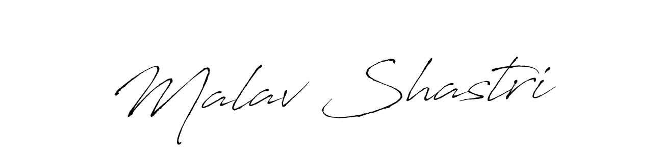 How to make Malav Shastri signature? Antro_Vectra is a professional autograph style. Create handwritten signature for Malav Shastri name. Malav Shastri signature style 6 images and pictures png