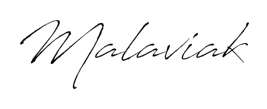 Similarly Antro_Vectra is the best handwritten signature design. Signature creator online. You can use it as an online autograph creator for name Malaviak. Malaviak signature style 6 images and pictures png