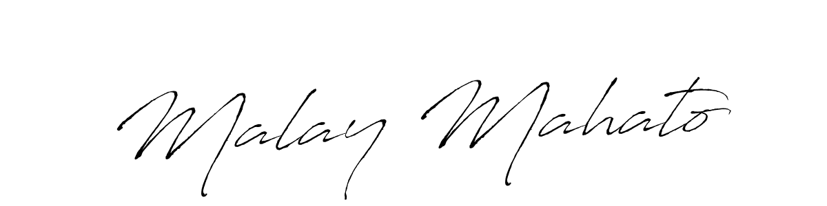 It looks lik you need a new signature style for name Malay Mahato. Design unique handwritten (Antro_Vectra) signature with our free signature maker in just a few clicks. Malay Mahato signature style 6 images and pictures png