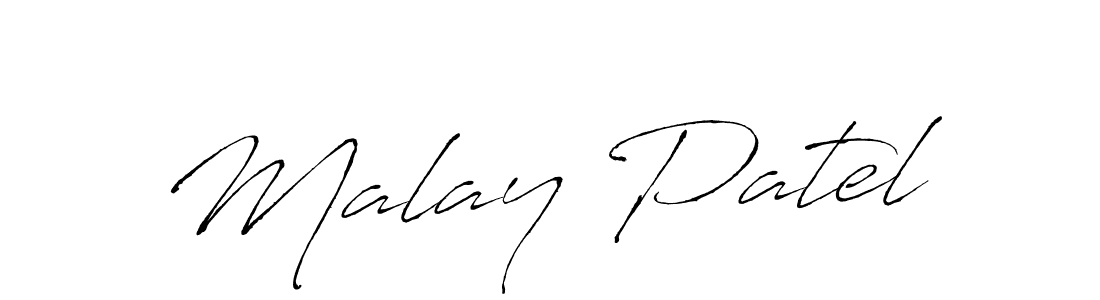 It looks lik you need a new signature style for name Malay Patel. Design unique handwritten (Antro_Vectra) signature with our free signature maker in just a few clicks. Malay Patel signature style 6 images and pictures png