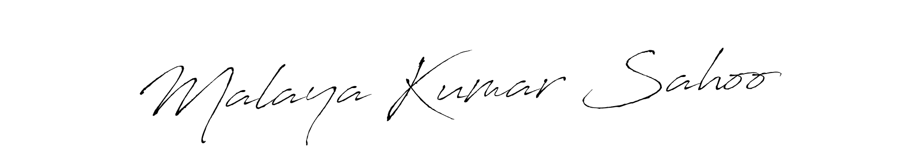 Create a beautiful signature design for name Malaya Kumar Sahoo. With this signature (Antro_Vectra) fonts, you can make a handwritten signature for free. Malaya Kumar Sahoo signature style 6 images and pictures png
