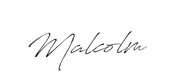Design your own signature with our free online signature maker. With this signature software, you can create a handwritten (Antro_Vectra) signature for name Malcolm. Malcolm signature style 6 images and pictures png