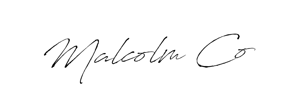 Similarly Antro_Vectra is the best handwritten signature design. Signature creator online .You can use it as an online autograph creator for name Malcolm Co. Malcolm Co signature style 6 images and pictures png