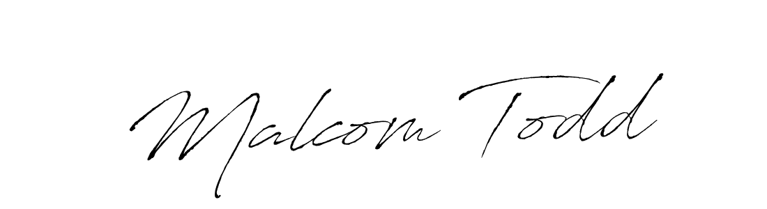 Use a signature maker to create a handwritten signature online. With this signature software, you can design (Antro_Vectra) your own signature for name Malcom Todd. Malcom Todd signature style 6 images and pictures png