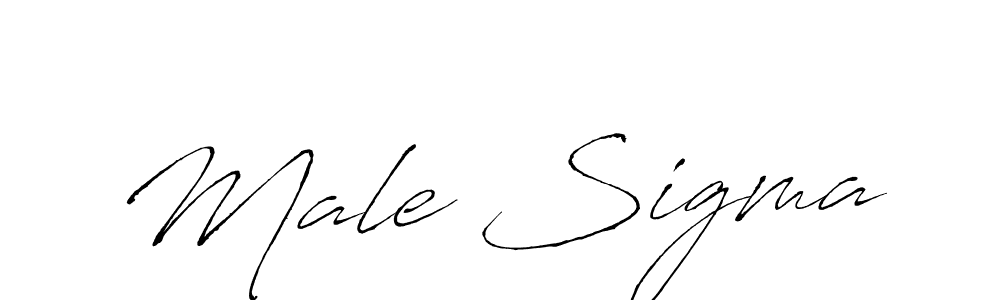 The best way (Antro_Vectra) to make a short signature is to pick only two or three words in your name. The name Male Sigma include a total of six letters. For converting this name. Male Sigma signature style 6 images and pictures png