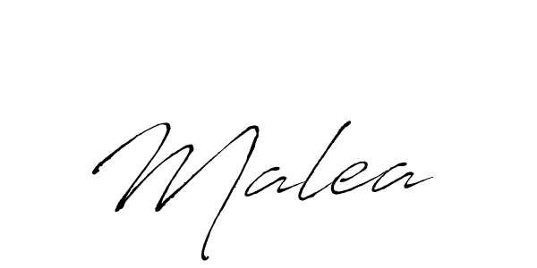 Make a beautiful signature design for name Malea . With this signature (Antro_Vectra) style, you can create a handwritten signature for free. Malea  signature style 6 images and pictures png