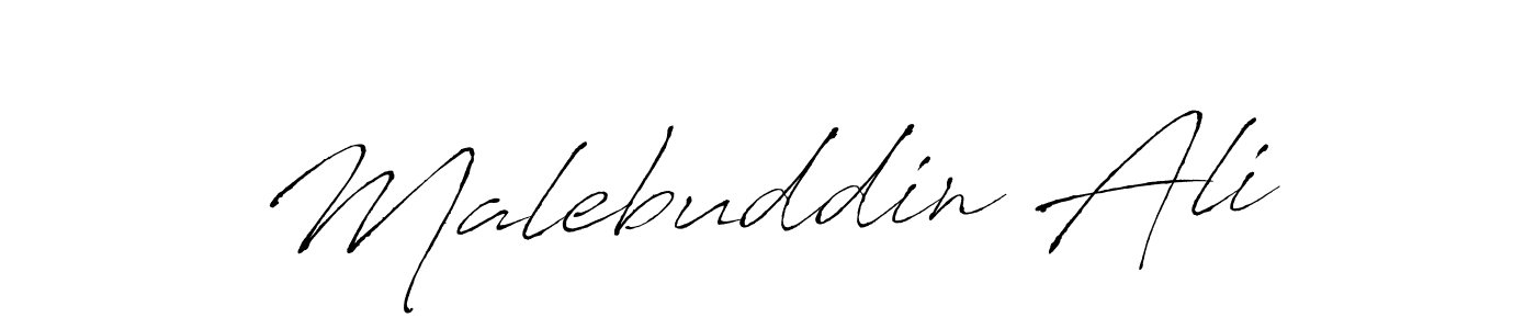 You can use this online signature creator to create a handwritten signature for the name Malebuddin Ali. This is the best online autograph maker. Malebuddin Ali signature style 6 images and pictures png