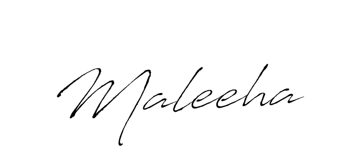 Maleeha stylish signature style. Best Handwritten Sign (Antro_Vectra) for my name. Handwritten Signature Collection Ideas for my name Maleeha. Maleeha signature style 6 images and pictures png