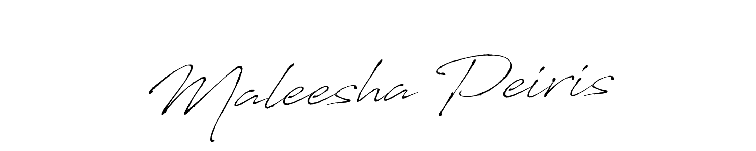 Maleesha Peiris stylish signature style. Best Handwritten Sign (Antro_Vectra) for my name. Handwritten Signature Collection Ideas for my name Maleesha Peiris. Maleesha Peiris signature style 6 images and pictures png