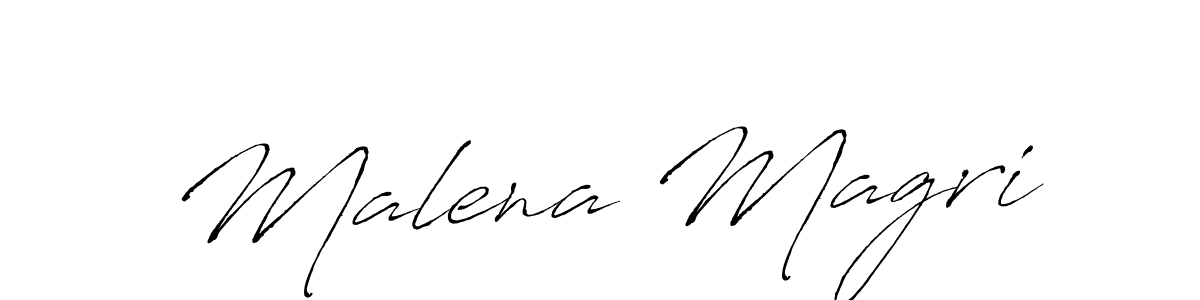 The best way (Antro_Vectra) to make a short signature is to pick only two or three words in your name. The name Malena Magri include a total of six letters. For converting this name. Malena Magri signature style 6 images and pictures png
