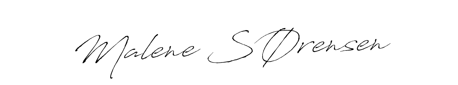 How to make Malene SØrensen signature? Antro_Vectra is a professional autograph style. Create handwritten signature for Malene SØrensen name. Malene SØrensen signature style 6 images and pictures png