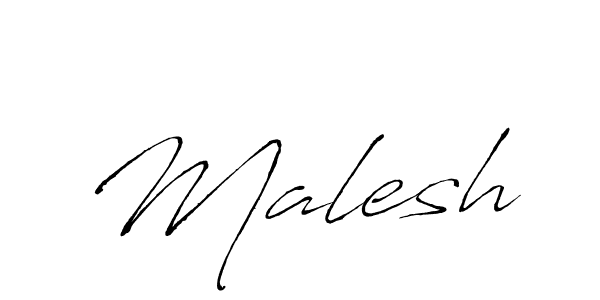 How to make Malesh signature? Antro_Vectra is a professional autograph style. Create handwritten signature for Malesh name. Malesh signature style 6 images and pictures png