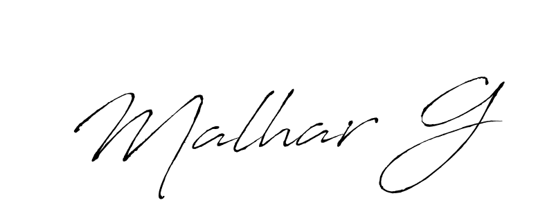if you are searching for the best signature style for your name Malhar G. so please give up your signature search. here we have designed multiple signature styles  using Antro_Vectra. Malhar G signature style 6 images and pictures png
