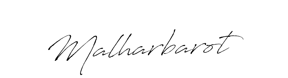 Create a beautiful signature design for name Malharbarot. With this signature (Antro_Vectra) fonts, you can make a handwritten signature for free. Malharbarot signature style 6 images and pictures png
