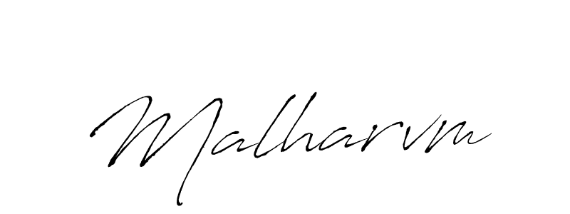 How to make Malharvm name signature. Use Antro_Vectra style for creating short signs online. This is the latest handwritten sign. Malharvm signature style 6 images and pictures png