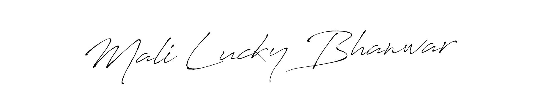 How to Draw Mali Lucky Bhanwar signature style? Antro_Vectra is a latest design signature styles for name Mali Lucky Bhanwar. Mali Lucky Bhanwar signature style 6 images and pictures png