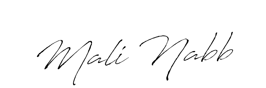 Also we have Mali Nabb name is the best signature style. Create professional handwritten signature collection using Antro_Vectra autograph style. Mali Nabb signature style 6 images and pictures png