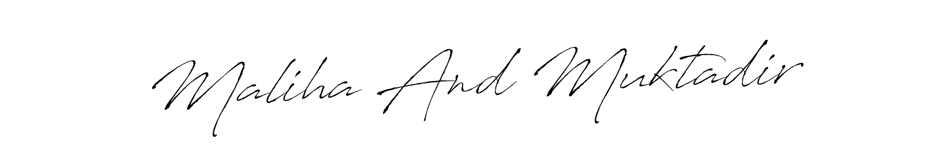 How to Draw Maliha And Muktadir signature style? Antro_Vectra is a latest design signature styles for name Maliha And Muktadir. Maliha And Muktadir signature style 6 images and pictures png