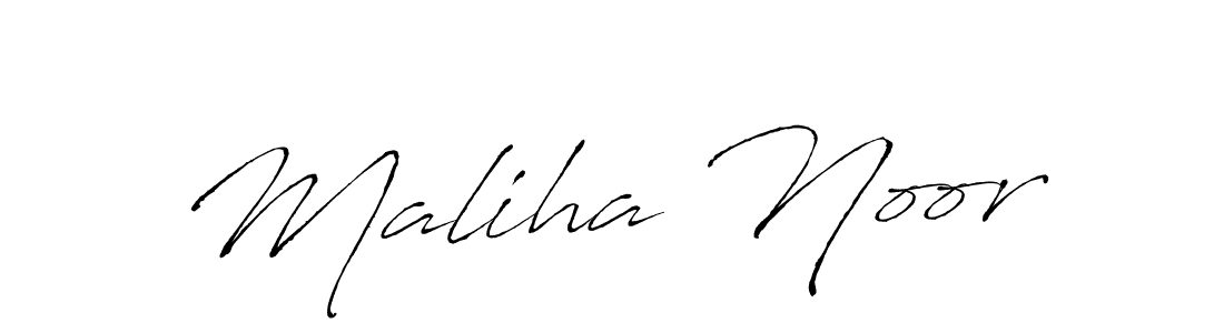 Also You can easily find your signature by using the search form. We will create Maliha Noor name handwritten signature images for you free of cost using Antro_Vectra sign style. Maliha Noor signature style 6 images and pictures png