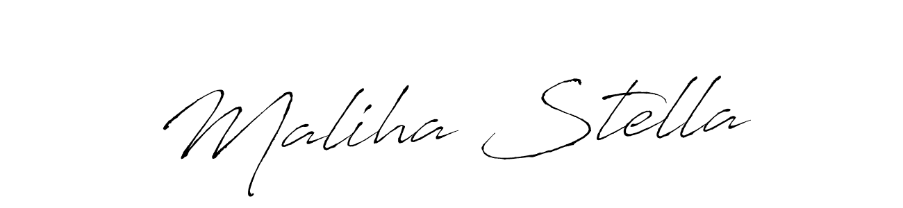 Make a short Maliha Stella signature style. Manage your documents anywhere anytime using Antro_Vectra. Create and add eSignatures, submit forms, share and send files easily. Maliha Stella signature style 6 images and pictures png