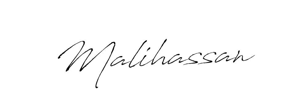 Antro_Vectra is a professional signature style that is perfect for those who want to add a touch of class to their signature. It is also a great choice for those who want to make their signature more unique. Get Malihassan name to fancy signature for free. Malihassan signature style 6 images and pictures png