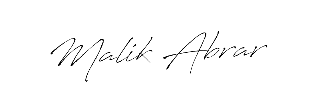 Make a beautiful signature design for name Malik Abrar. Use this online signature maker to create a handwritten signature for free. Malik Abrar signature style 6 images and pictures png