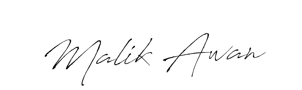 Also You can easily find your signature by using the search form. We will create Malik Awan name handwritten signature images for you free of cost using Antro_Vectra sign style. Malik Awan signature style 6 images and pictures png