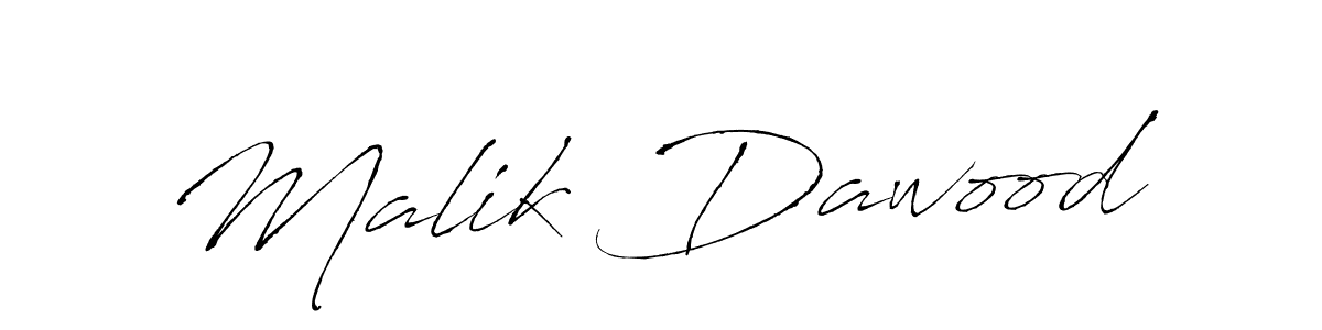 Malik Dawood stylish signature style. Best Handwritten Sign (Antro_Vectra) for my name. Handwritten Signature Collection Ideas for my name Malik Dawood. Malik Dawood signature style 6 images and pictures png