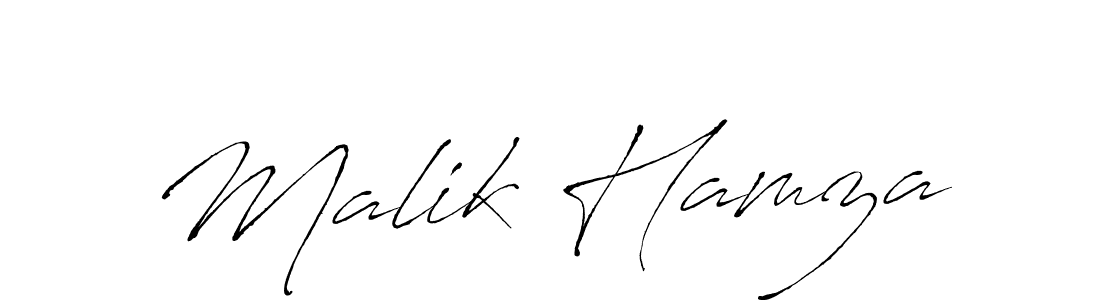 Use a signature maker to create a handwritten signature online. With this signature software, you can design (Antro_Vectra) your own signature for name Malik Hamza. Malik Hamza signature style 6 images and pictures png