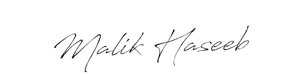How to make Malik Haseeb signature? Antro_Vectra is a professional autograph style. Create handwritten signature for Malik Haseeb name. Malik Haseeb signature style 6 images and pictures png