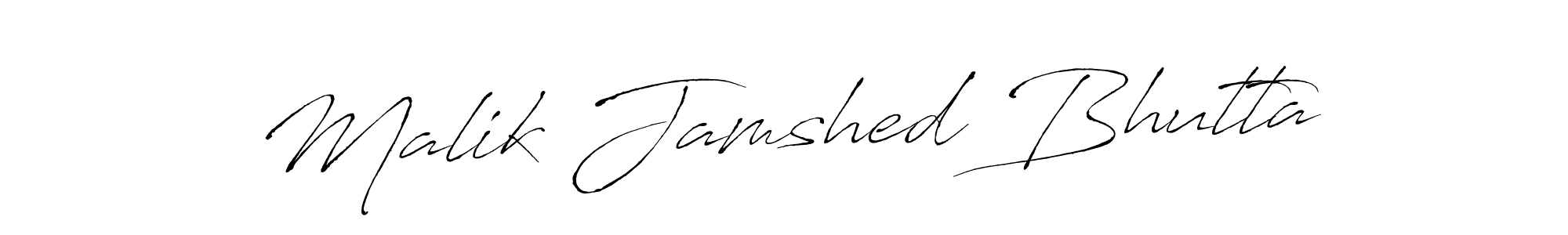 Use a signature maker to create a handwritten signature online. With this signature software, you can design (Antro_Vectra) your own signature for name Malik Jamshed Bhutta. Malik Jamshed Bhutta signature style 6 images and pictures png
