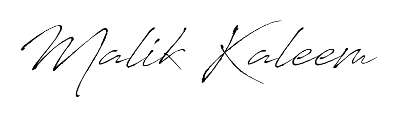 Elevate your brand with a stunning Malik Kaleem eSignature. The Antro_Vectra style provides a balanced, flowing aesthetic for everyday signing. Malik Kaleem signature style 6 images and pictures png