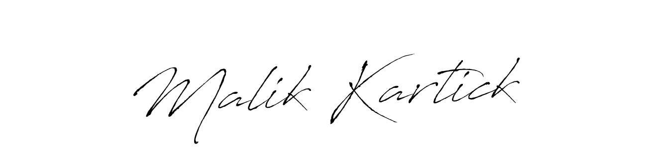 Similarly Antro_Vectra is the best handwritten signature design. Signature creator online .You can use it as an online autograph creator for name Malik Kartick. Malik Kartick signature style 6 images and pictures png