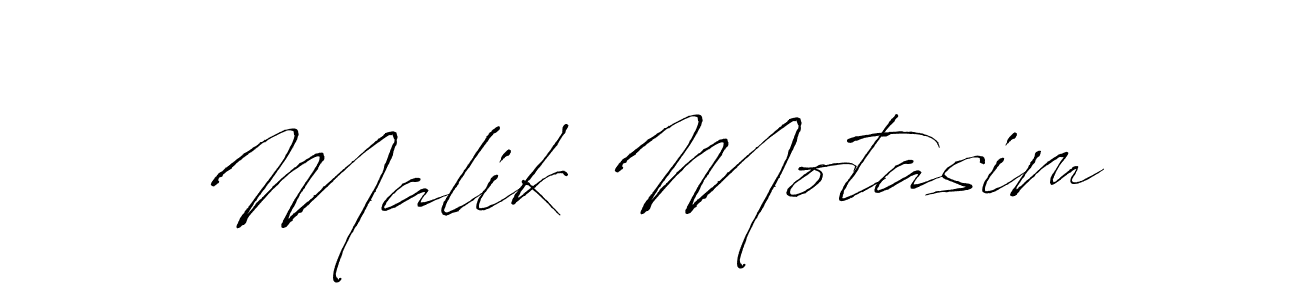 Antro_Vectra is a professional signature style that is perfect for those who want to add a touch of class to their signature. It is also a great choice for those who want to make their signature more unique. Get Malik Motasim name to fancy signature for free. Malik Motasim signature style 6 images and pictures png